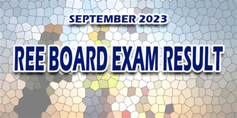 september 2023 ree board exam result|September 2023 Electrical Engineering Board Exam Results: .